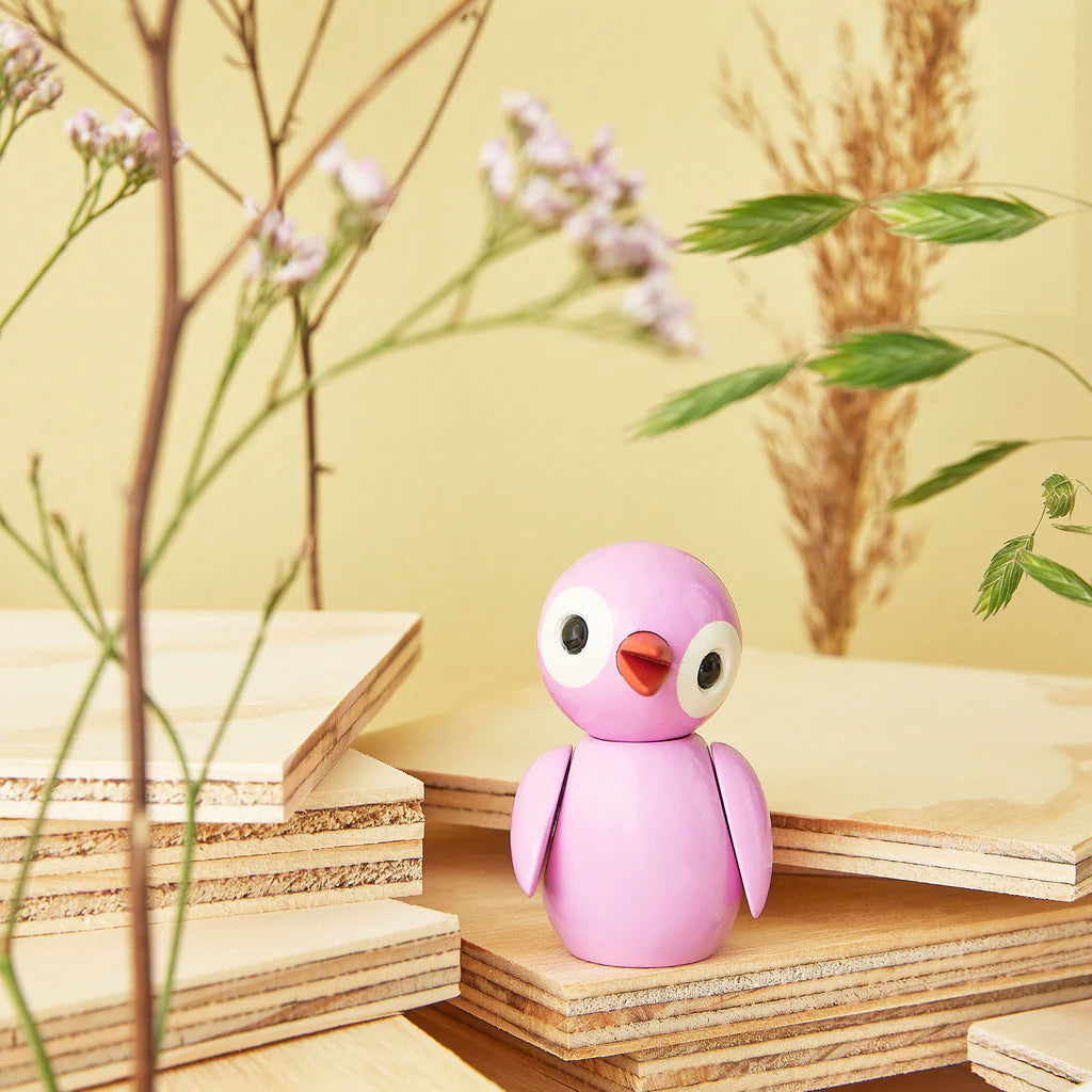 Spring Birds Powerful Pink